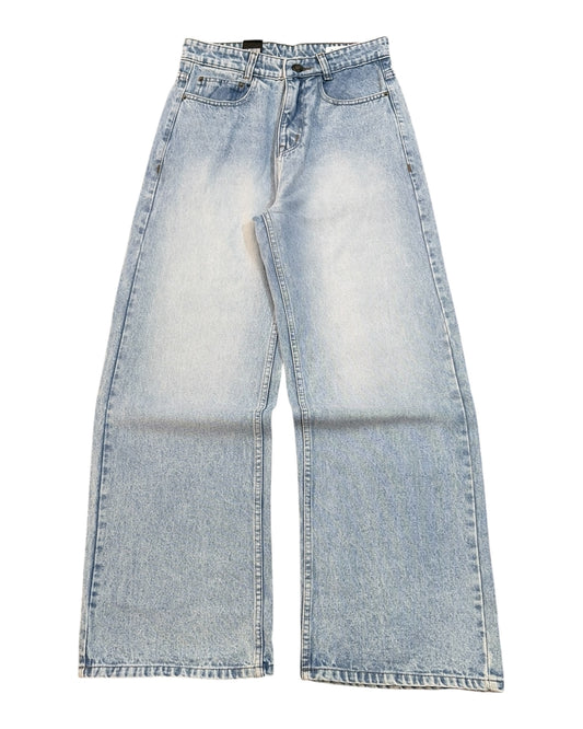 Stone Wash Blue Super Baggy Fit Jeans