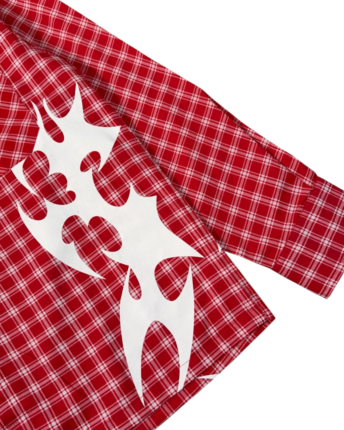 Red Check Boxy Pure Cotton Shirt
