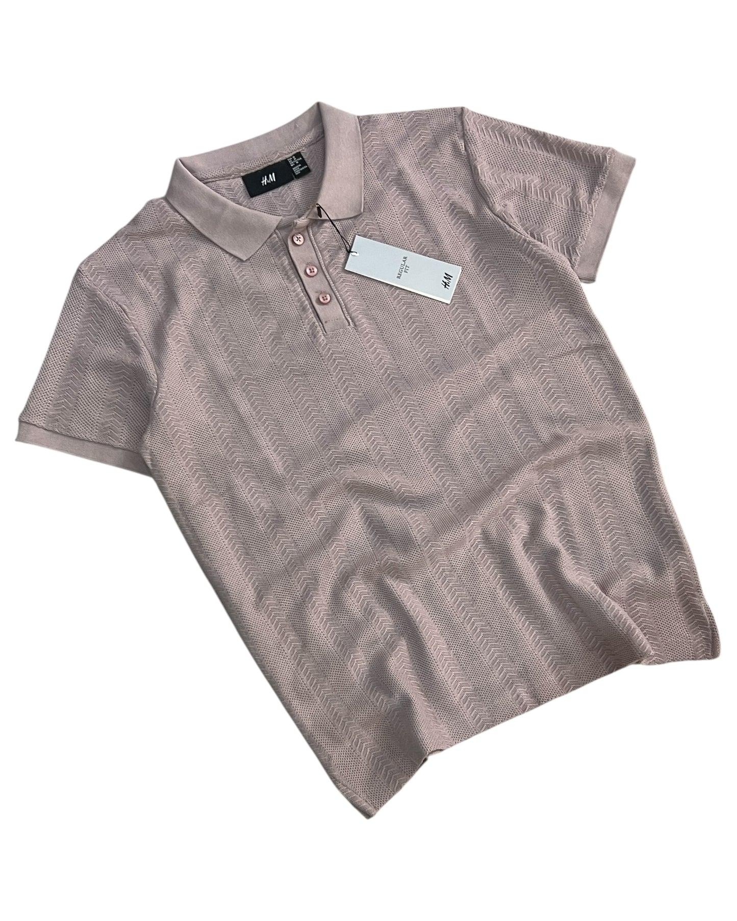 Knitted Cotton T-shirt - Onion Pink