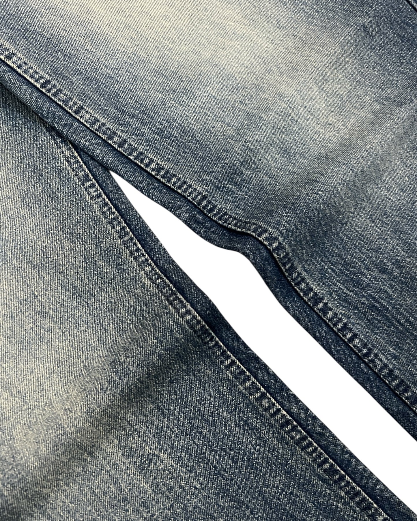 Blue Vintage Fade Wide Fit Denim