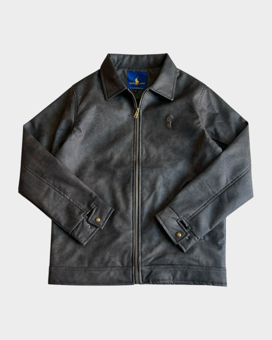 Vintage Zip Leather Jacket