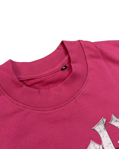 Oversized Baggy T-shirt - Pink
