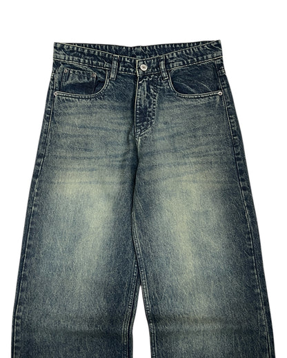 Smoky Vintage Wash Wide Fit Denim
