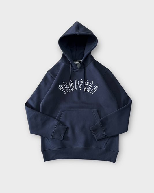 Trapstar Signature Hoodie "400 GSM" - Navy