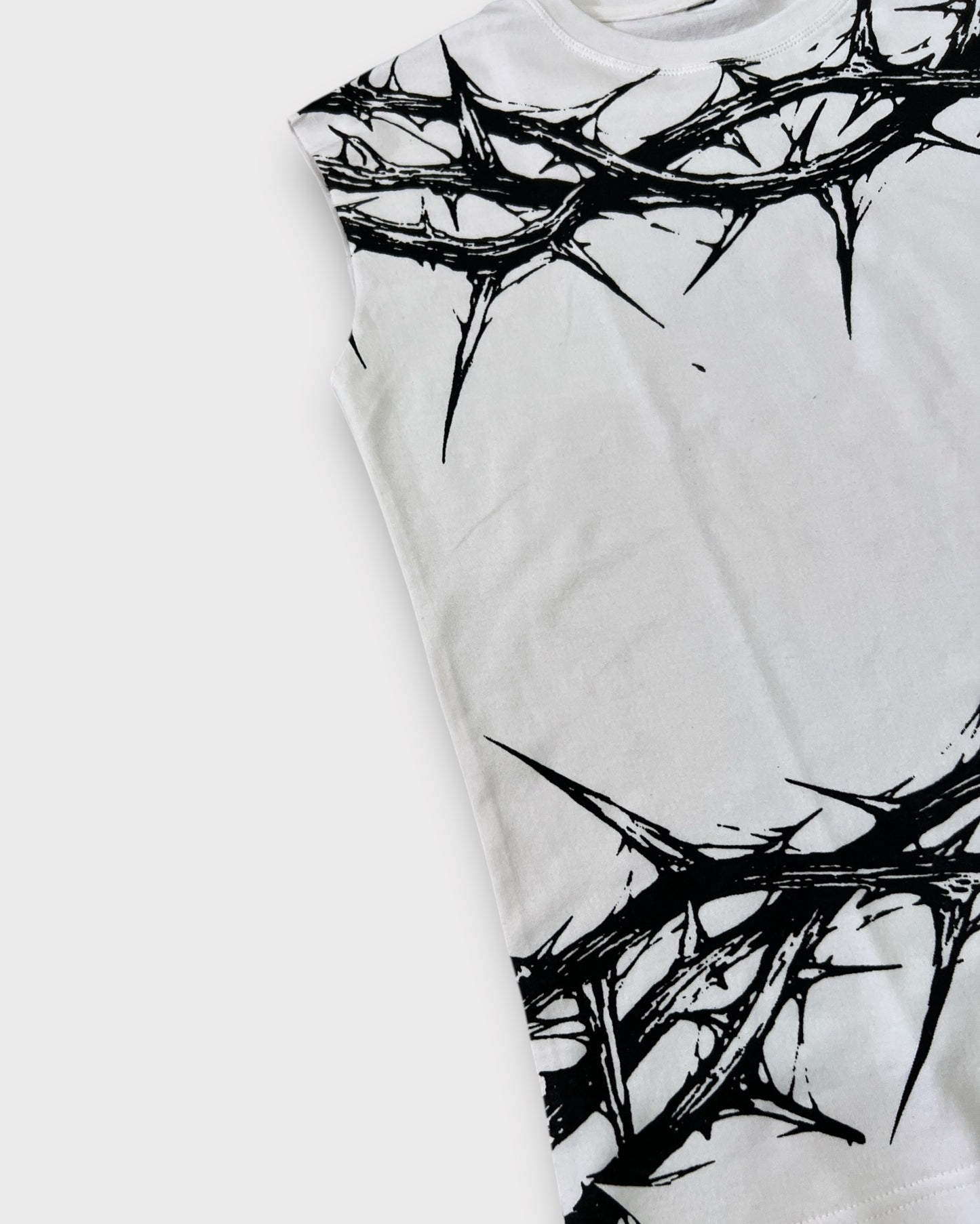 Dark Art Boxy Oversized Tank Top