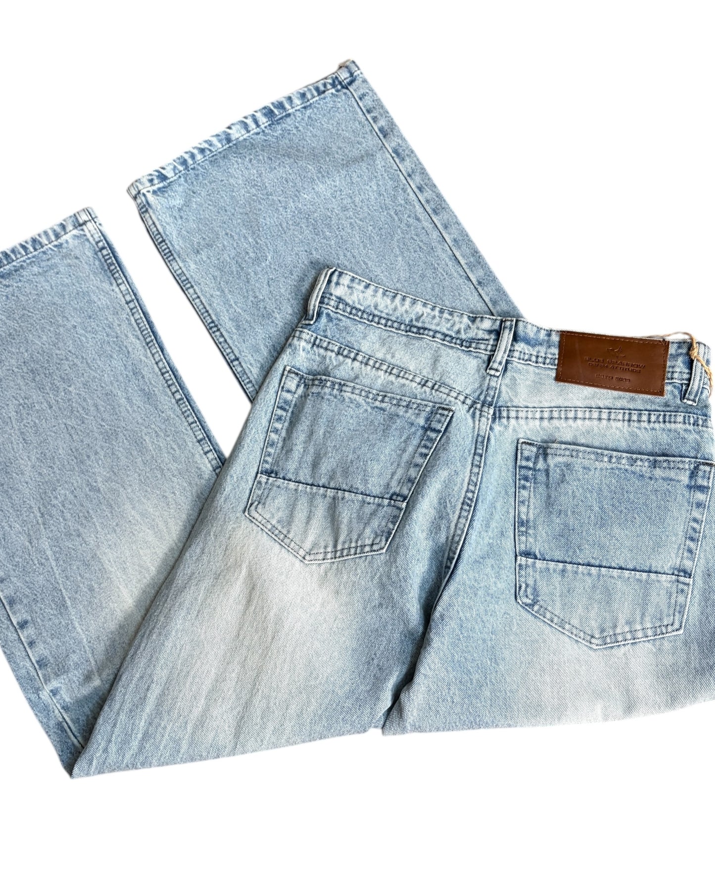 Light Blue Wide Fit Jeans