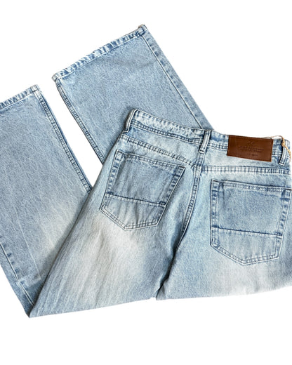 Light Blue Wide Fit Jeans