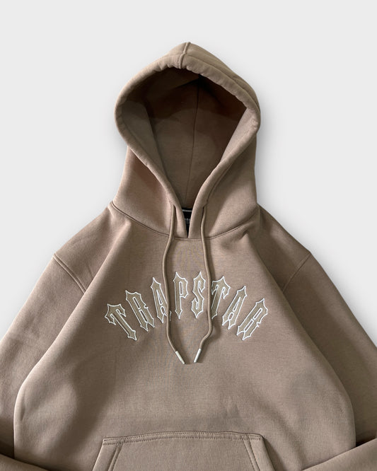 Trapstar Signature Hoodie "400 GSM" - Brown/Mocha