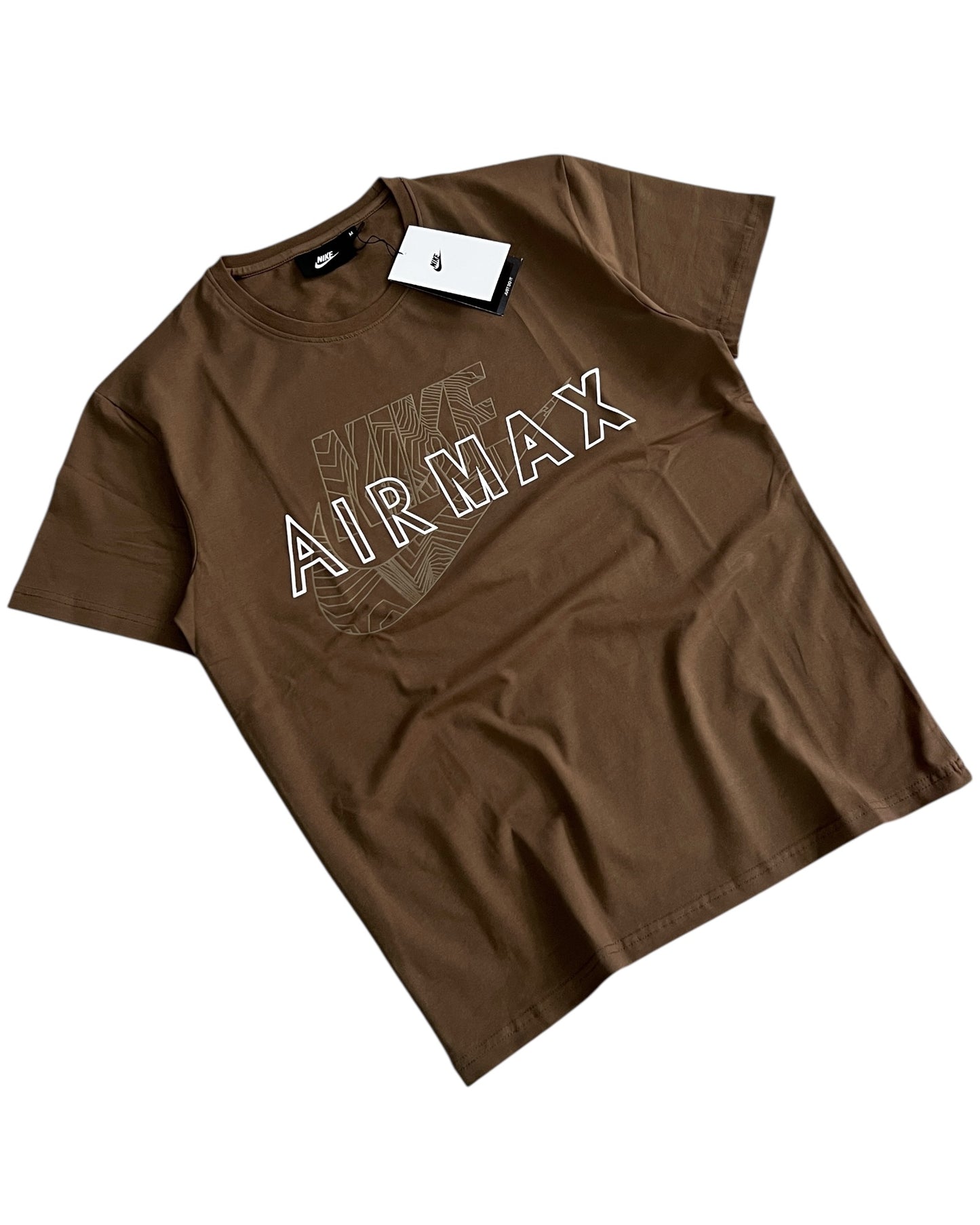 Swoosh Logo T-shirt - Brown