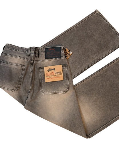"Latest Release" STUSSY Super Wide Baggy Denim - Tinted Grey
