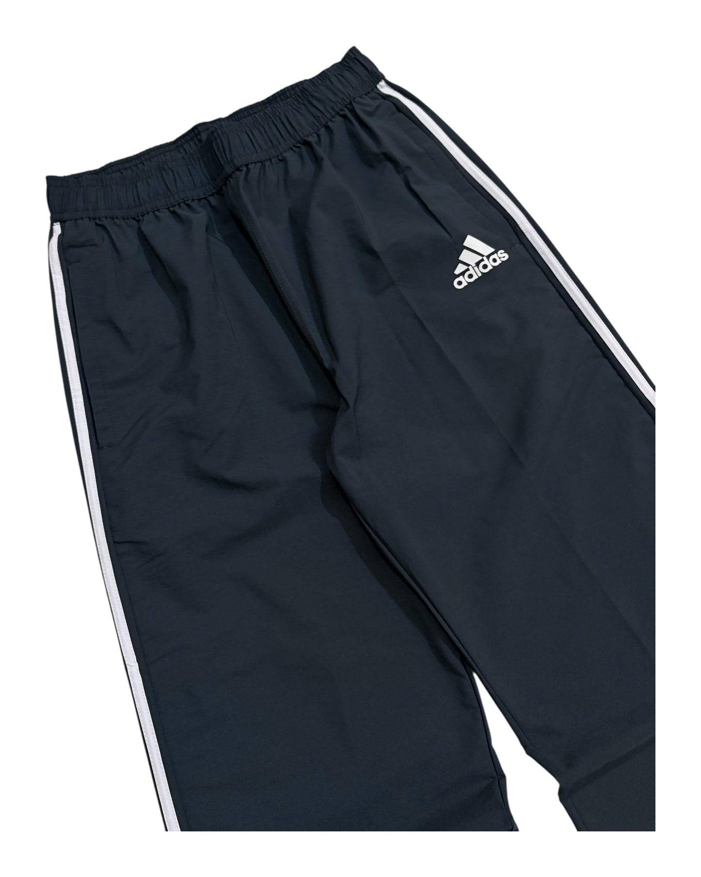 Relaxed Straight Stripes Track Pant - Dark Grey Teal