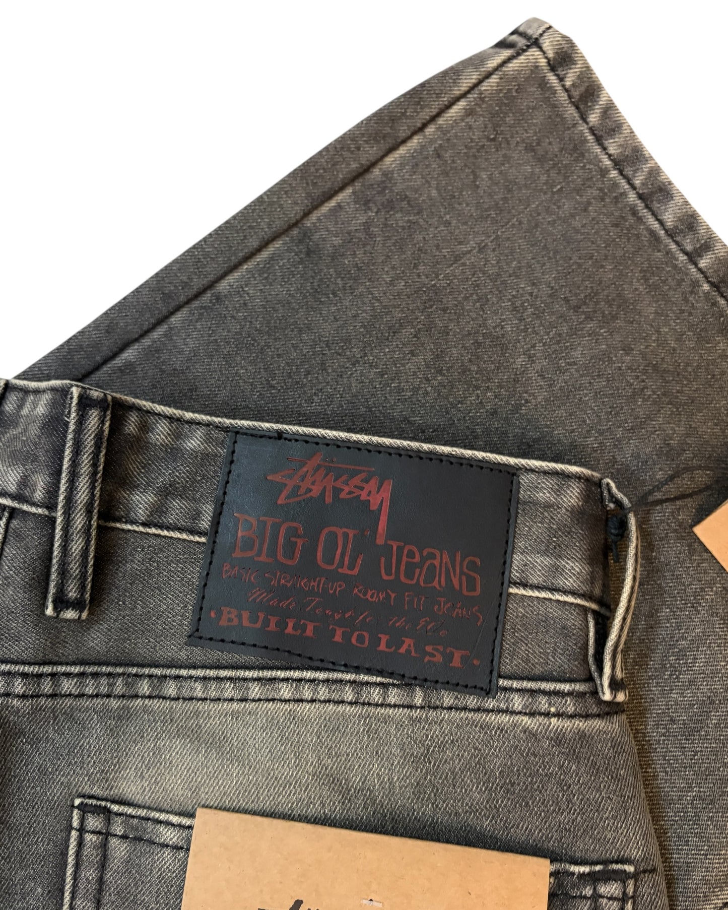 "Latest Release" STUSSY Super Wide Baggy Denim - Dusty Grey
