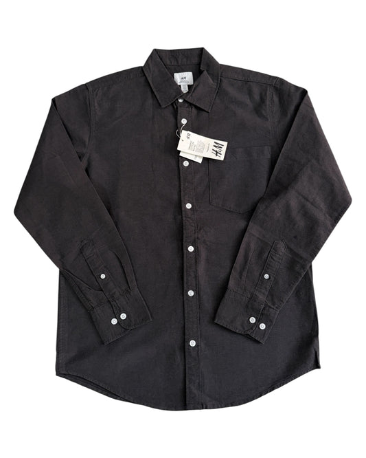 Oxford Regular Fit Shirt - Charcoal Grey