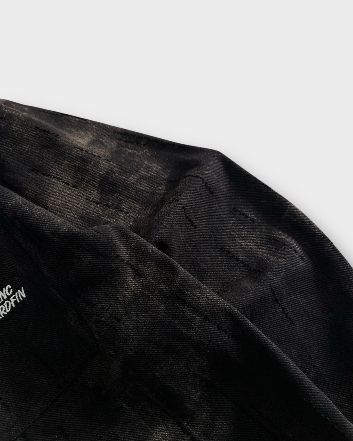 Faded Noir Denim Shacket