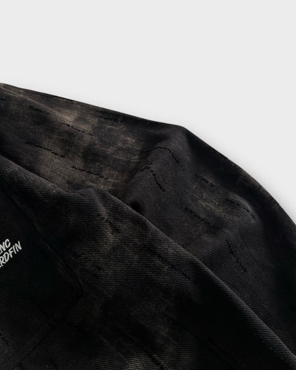 Faded Noir Denim Shacket