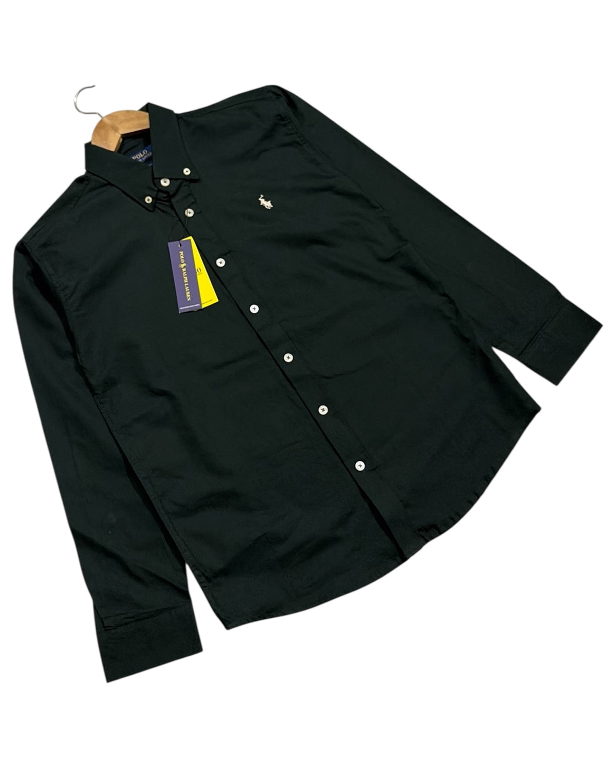 Oxford Pure Cotton Shirt - Dark Green