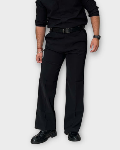 Imported Japanese Fabric Tailored Pants - Straight Semi-Bootcut