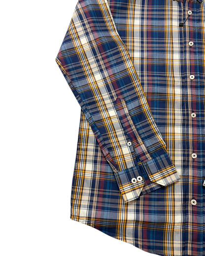 Check Pure Cotton Shirt - Dark Multi