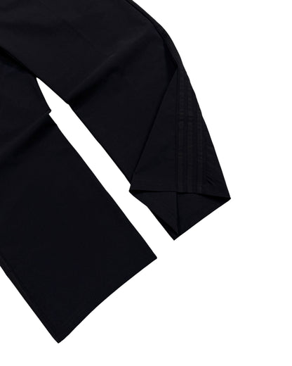 Relaxed Straight Stripes Track Pant - Full Black