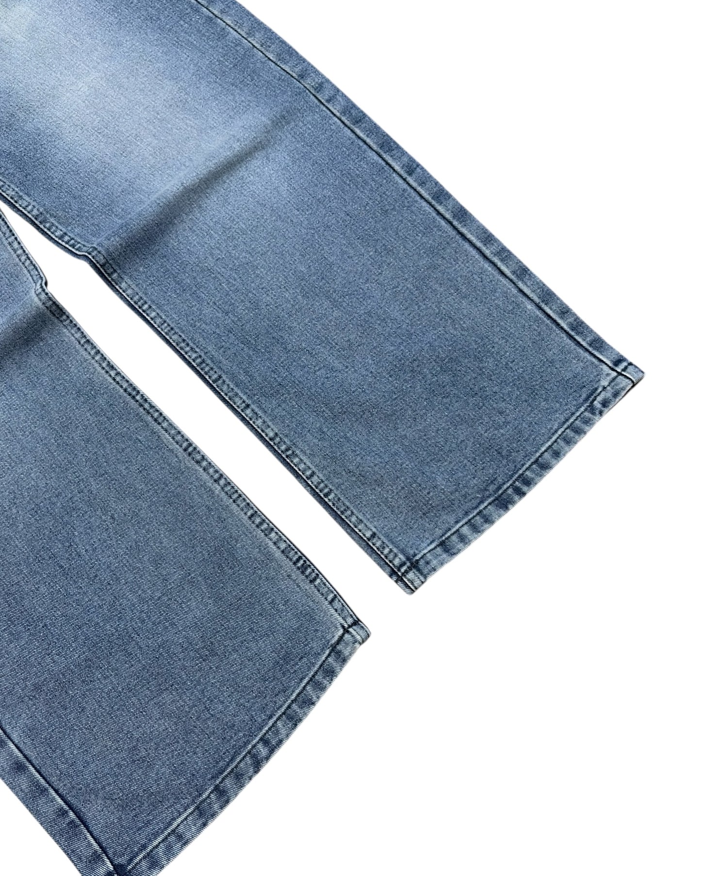 Light Blue Vintage Straight Wide Fit Jeans