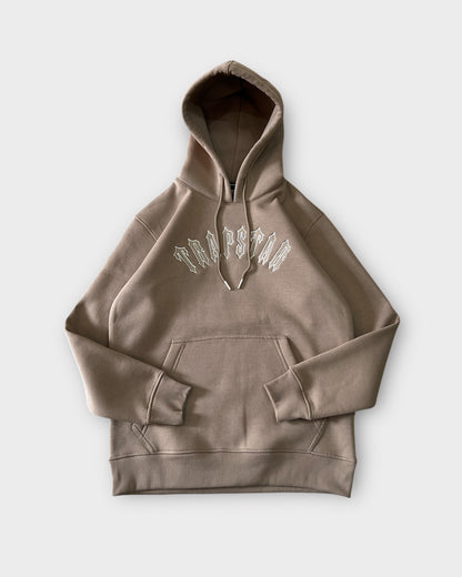 Trapstar Signature Hoodie "400 GSM" - Brown/Mocha