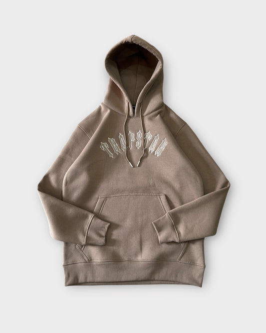 Trapstar Signature Hoodie "400 GSM" - Brown/Mocha