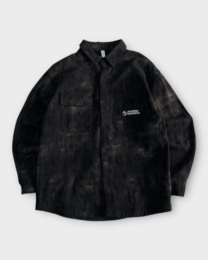 Faded Noir Denim Shacket