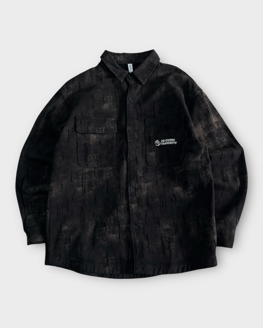 Faded Noir Denim Shacket