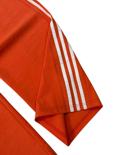 Relaxed Baggy Stripes Track Pant - Orange White