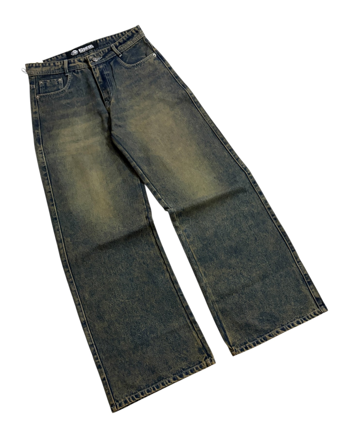 *Latest Release* Super Wide Fit Dirty Wash Jeans