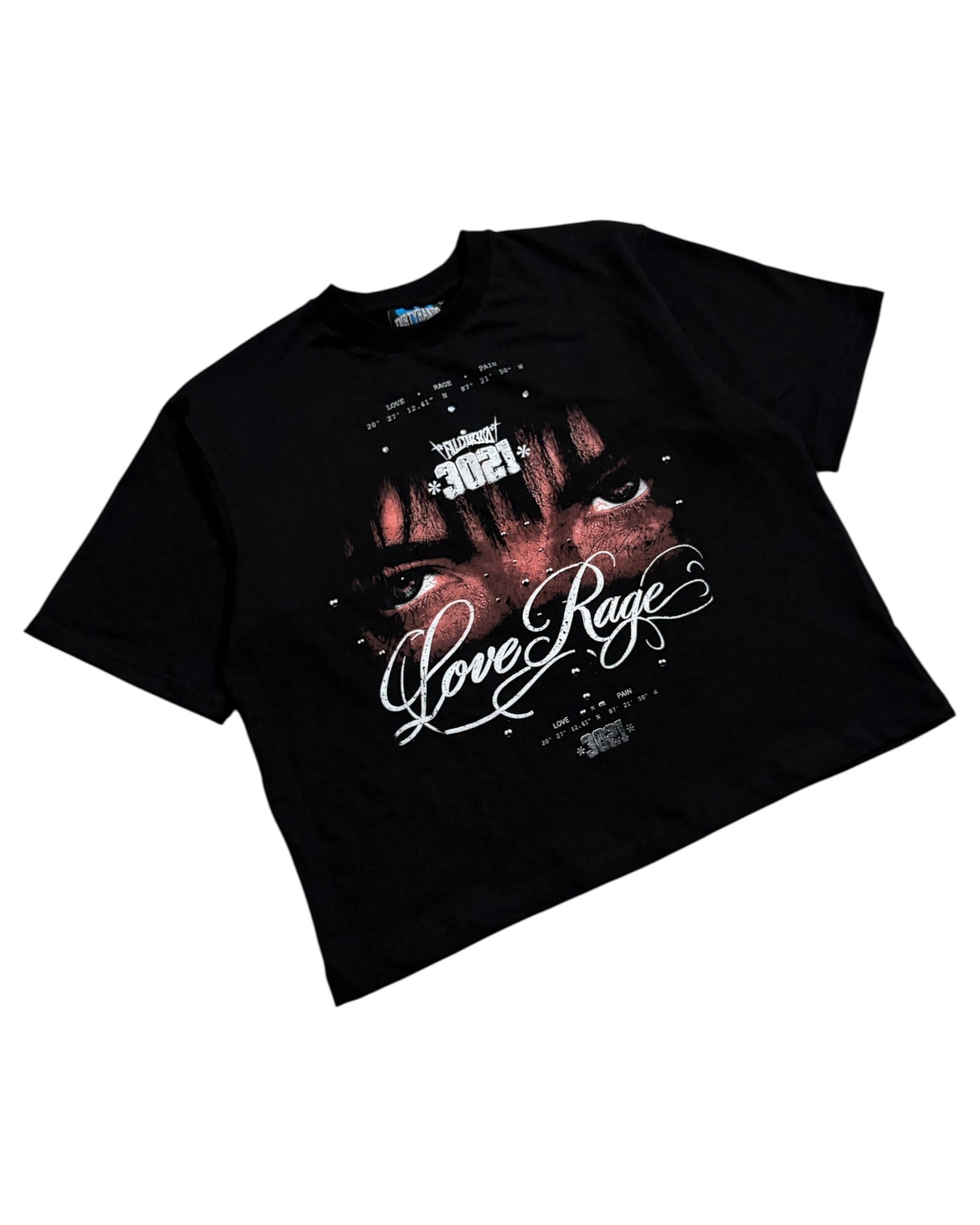Boxy Fit Half Sleeve T-shirt - Love Rage