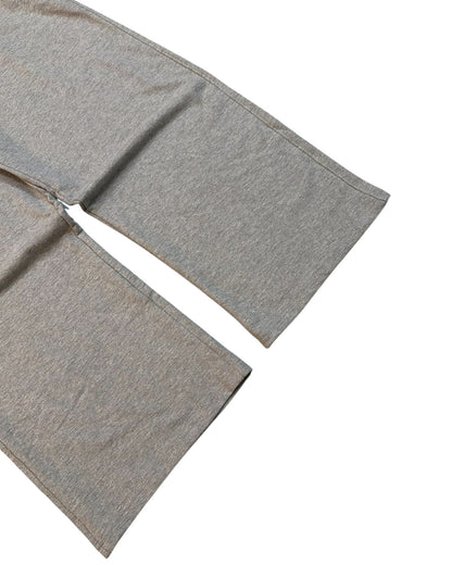 Baggy Cotton Sweatpants 300 GSM - Melange Grey