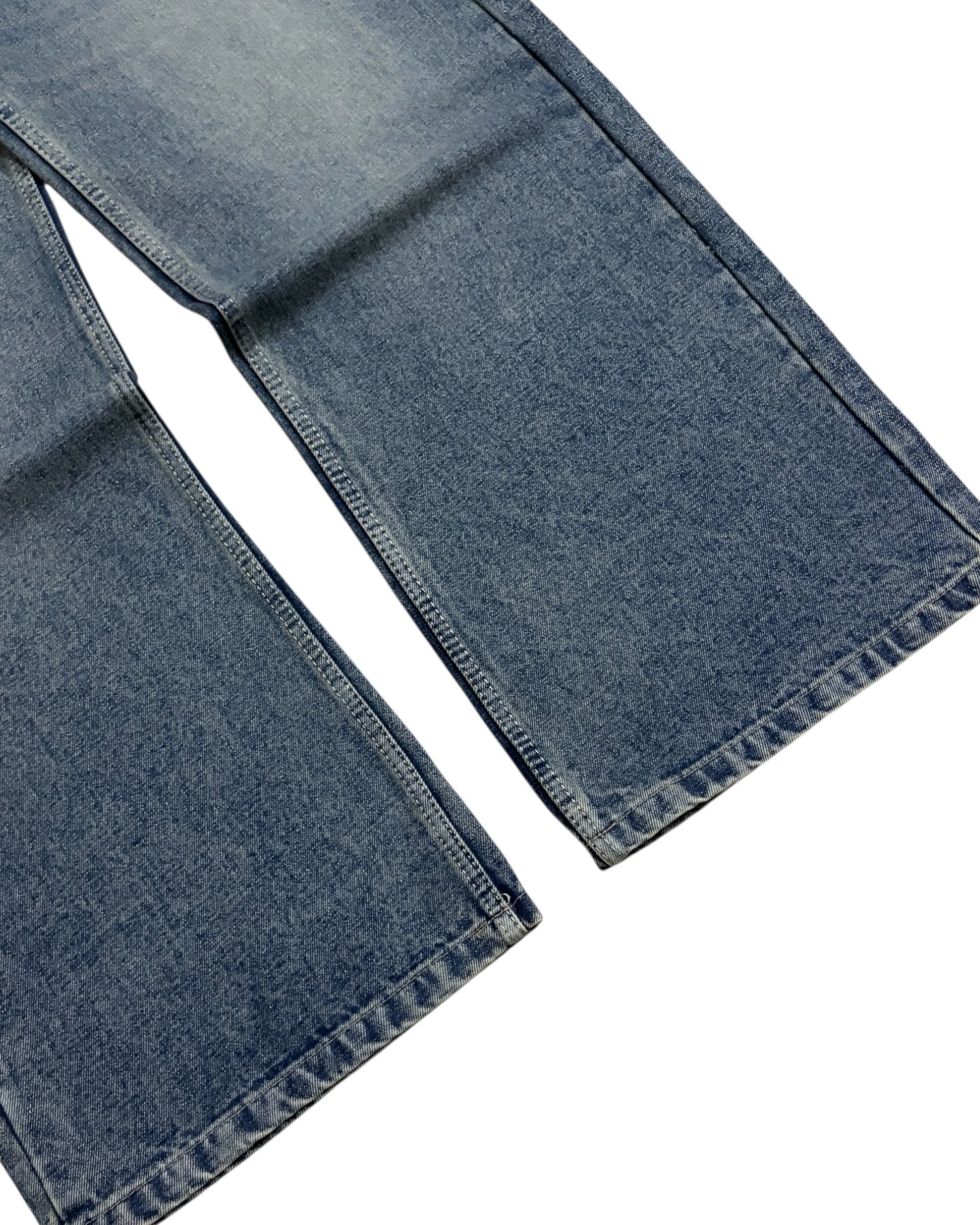 Light Dusty Blue Baggy Wide Fit Jeans