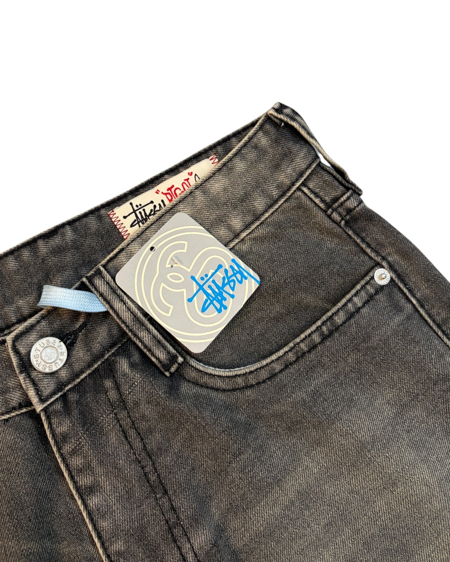 "Latest Release" STUSSY Super Wide Baggy Denim - Dusty Grey