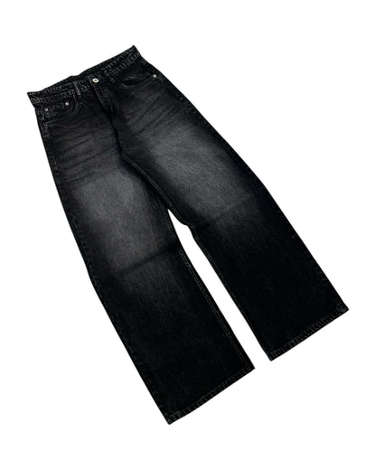 Dark Carbon Wash Wide Fit Denim