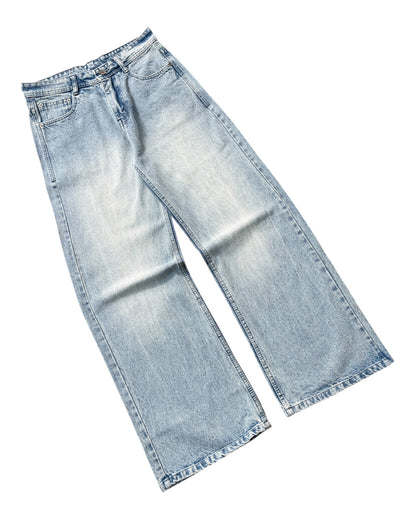 Light Blue Wide Fit Jeans