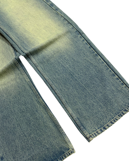 Sage Tint Green Wide Fit Jeans