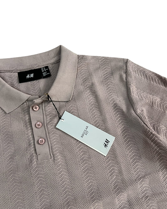 Knitted Cotton T-shirt - Onion Pink