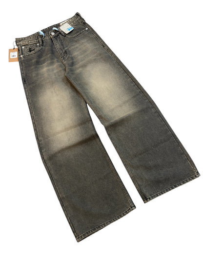 "Latest Release" STUSSY Super Wide Baggy Denim - Dusty Grey