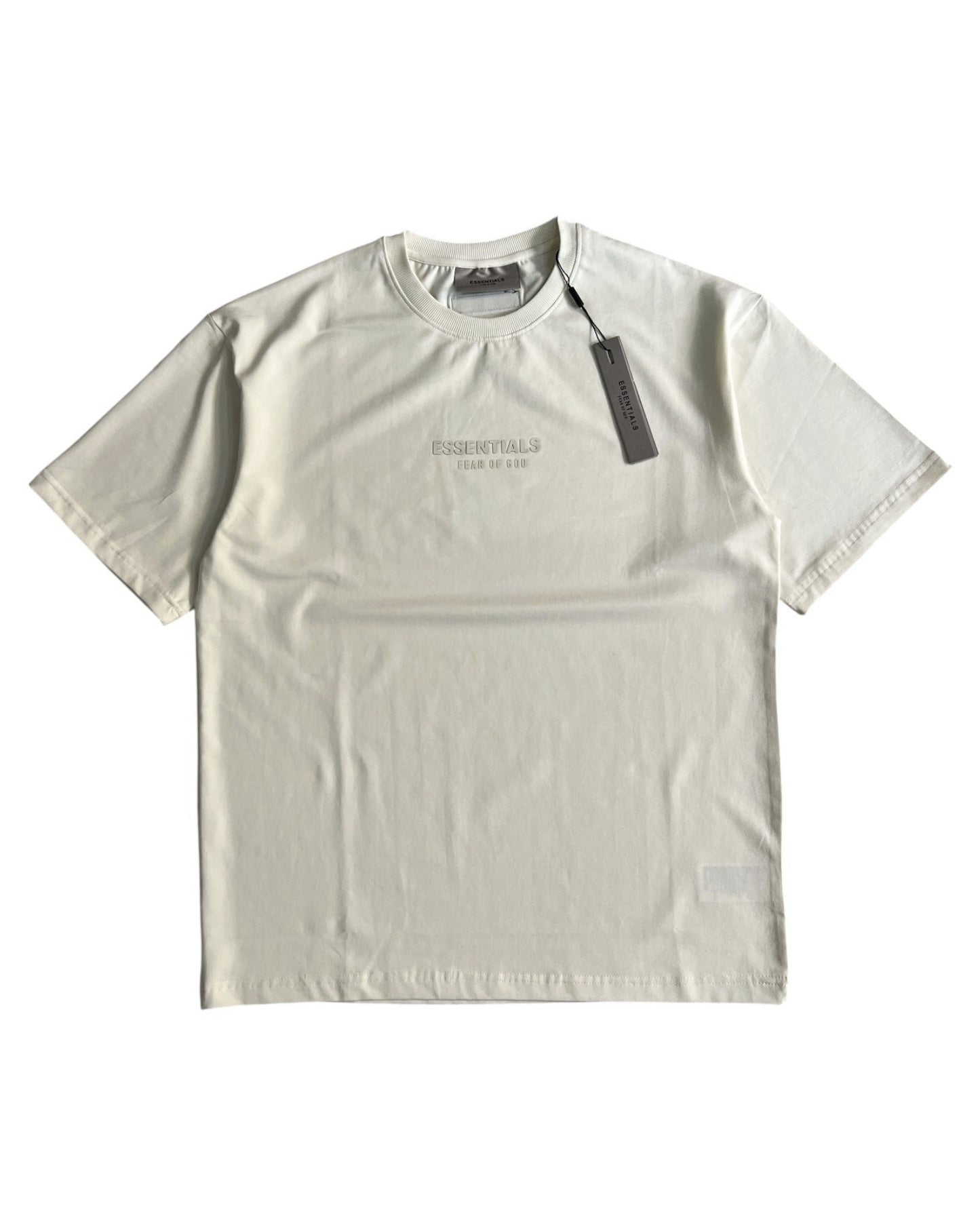 Essentials Logo T-Shirt - Bone White