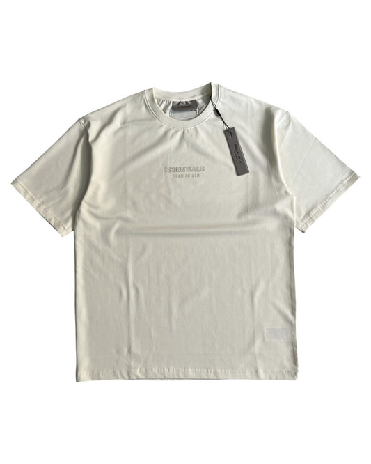 Essentials Logo T-Shirt - Bone White