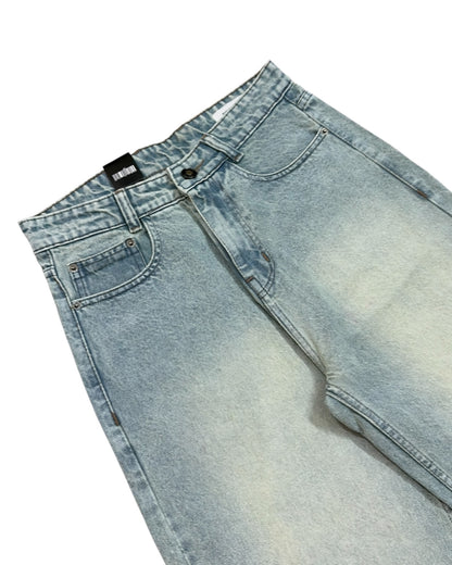 Sage Pale Green Super Baggy Wide Fit Jeans