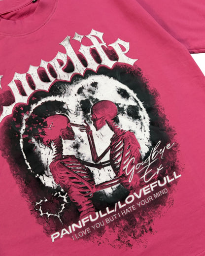 Oversized Baggy T-shirt - Pink