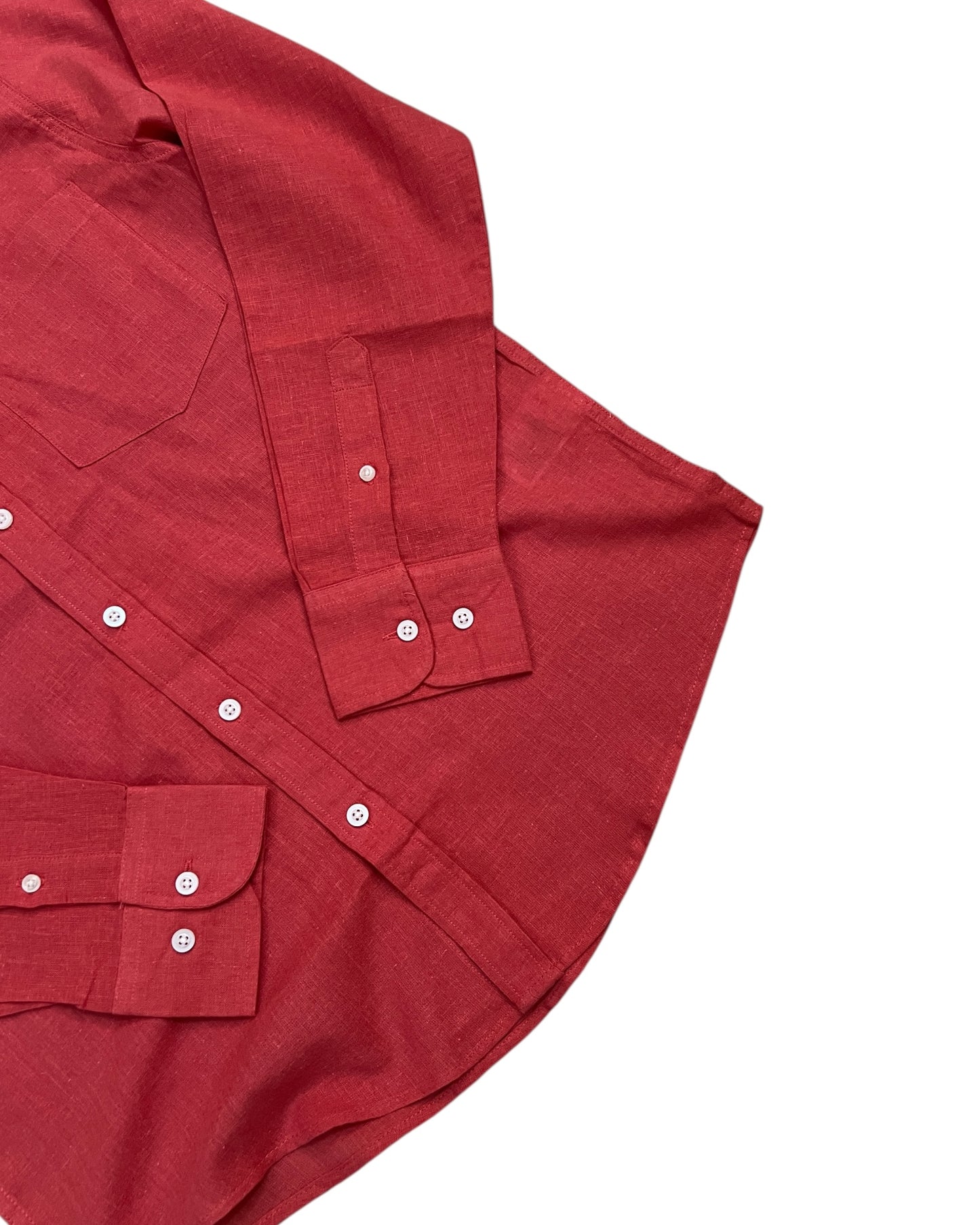 Brick Red Relaxed Fit Shirt