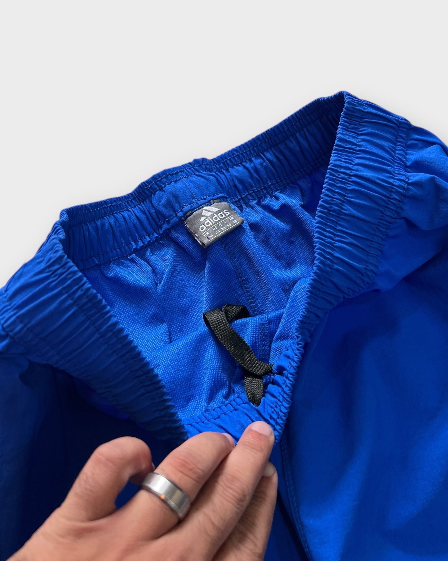 Baggy 3 Stripes Track Pant - Blue/White