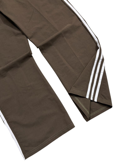 Relaxed Straight Stripes Track Pant - Dusty Brown
