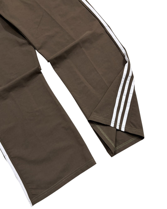 Relaxed Straight Stripes Track Pant - Dusty Brown