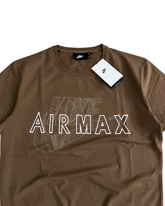 Swoosh Logo T-shirt - Brown