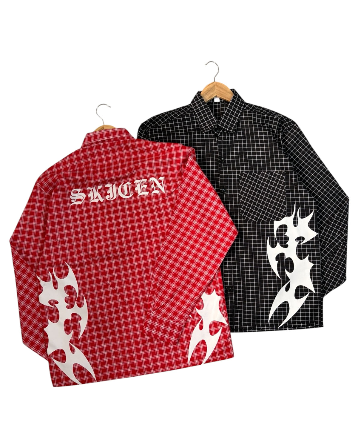 Red Check Boxy Pure Cotton Shirt