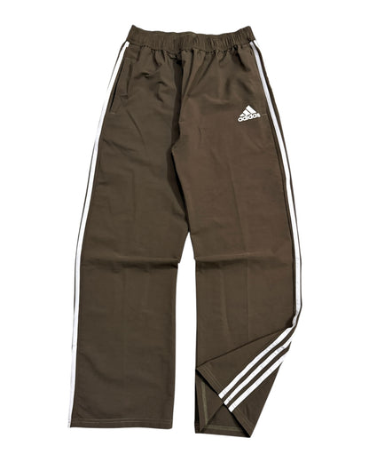 Relaxed Straight Stripes Track Pant - Dusty Brown